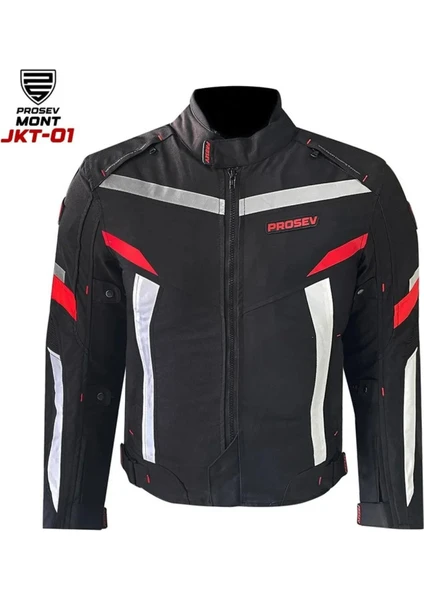 PROSEV JKT-01 4 MEVSİM MOTORCU MONTU