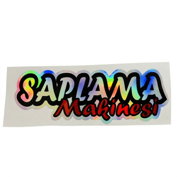SAPLAMA MAKİNESİ Hologram Motosiklet Sticker