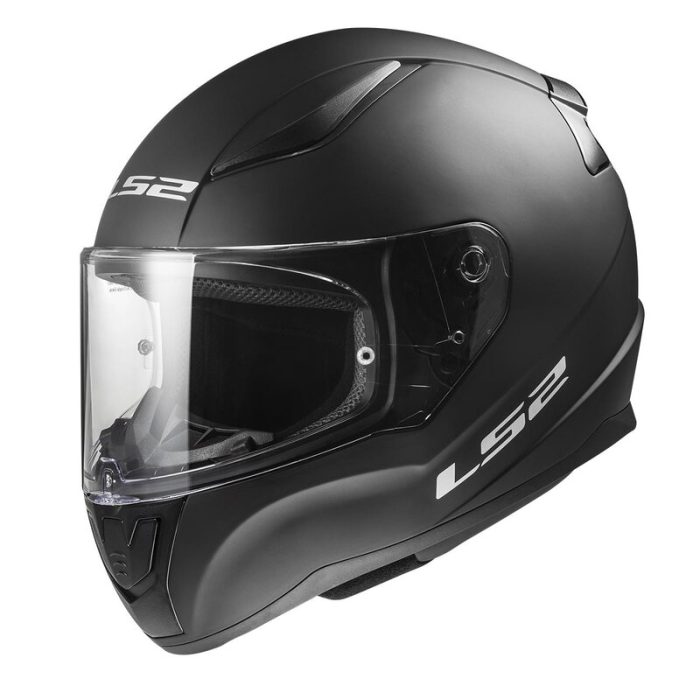 LS2 RAPİD 2 MAT SİYAH MOTOSİKLET KASKI